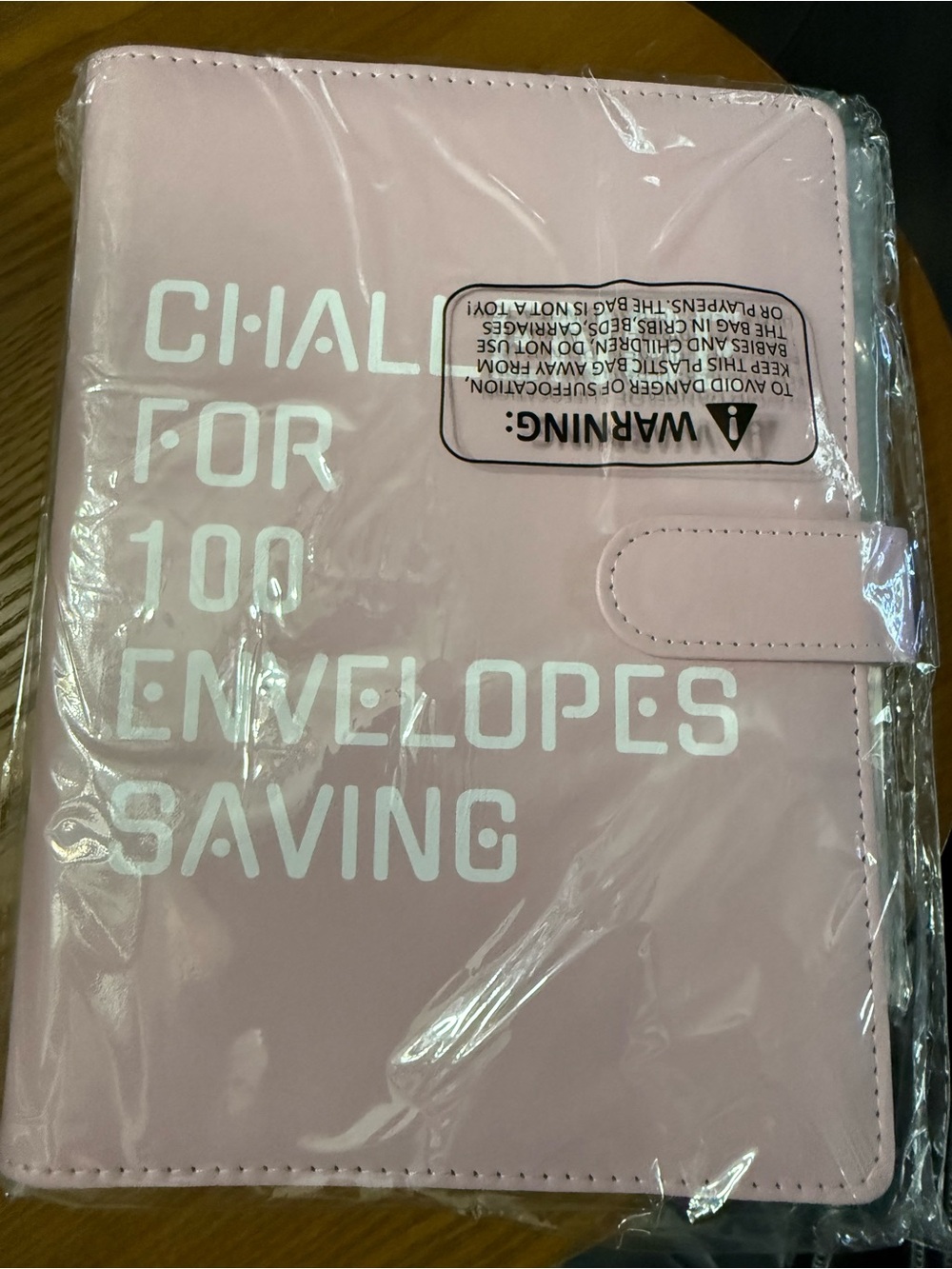 Pink Envelope Saving Organizer Wallet